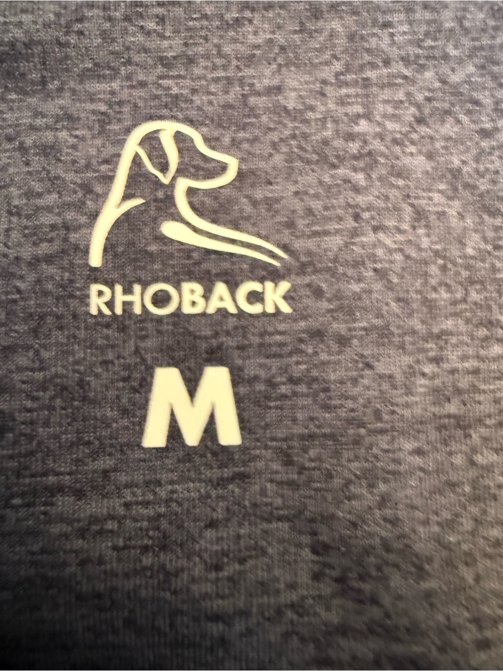 Rhoback Navy Heather Performance Polo - Picture 4 of 6